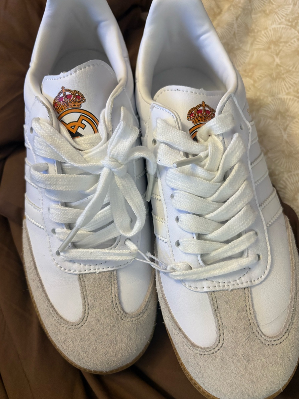 New Adidas Real Madrid Special Edition Sneakers with Gum Outsole. Size 6.5.